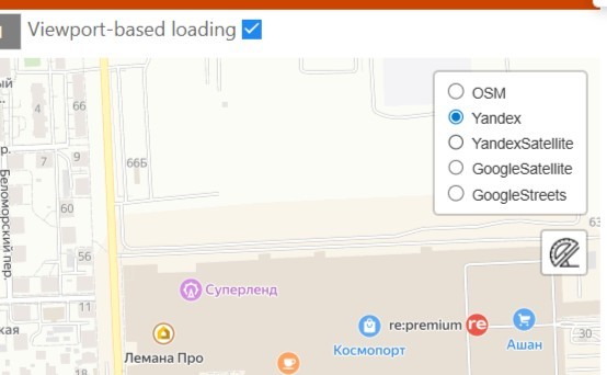 Иконки объектов на карте